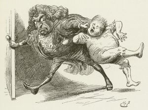 Illustratie voor Sylvie en Bruno door Lewis Carroll door Harry Furniss