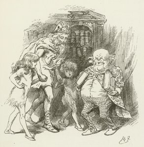 Illustratie voor Sylvie en Bruno door Lewis Carroll door Harry Furniss