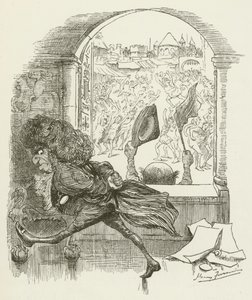 Illustratie voor Sylvie en Bruno door Lewis Carroll door Harry Furniss