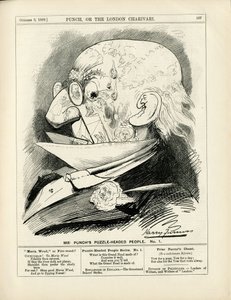 Illustratie van Harry Furniss (1854-1925) in Punch door Harry Furniss