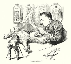 "Geïnterviewd!" door Harry Furniss
