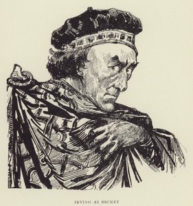 Irving als Becket door Harry Furniss