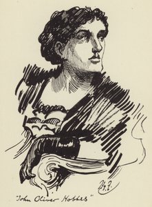 John Oliver Hobbes door Harry Furniss