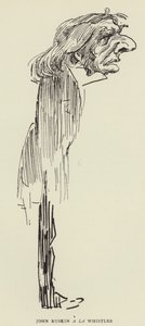John Ruskin à la Whistler door Harry Furniss
