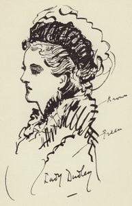 Lady Dudley door Harry Furniss