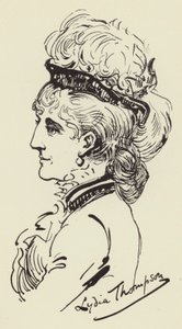 Lydia Thompson door Harry Furniss