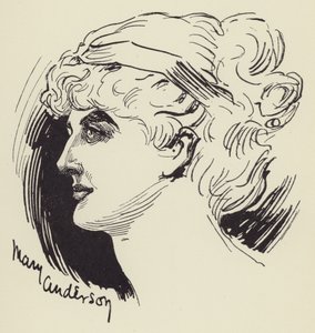 Mary Anderson door Harry Furniss