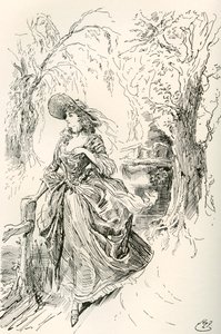 Miss Haredale door Harry Furniss