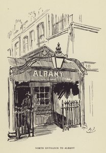 Noordelijke ingang van Albany door Harry Furniss