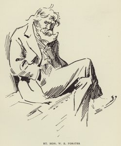 Rechtse Eerwaarde W E Forster door Harry Furniss