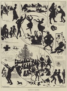 Shakespeare in Silhouet door Harry Furniss