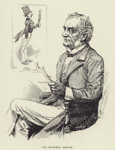 Sir Richard Mayne door Harry Furniss
