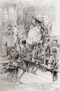 Hongersnood in het Werkhuis door Harry Furniss
