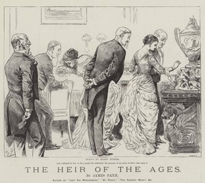 De erfgenaam der eeuwen, door James Payn door Harry Furniss