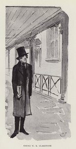 Jonge W E Gladstone door Harry Furniss
