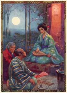Prinses Pracht van de vederlichte bamboe (kleurenlitho)