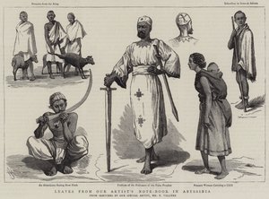 Bladeren uit het Notitieboek van onze Kunstenaar in Abessinië door Harry Hamilton Johnston