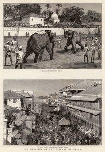 Het Huwelijk van de Gaikwar van Baroda
