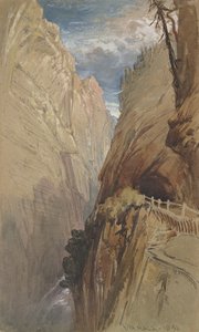 Via Mala, Zwitserland, 1854 door Harry John Johnson