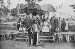 John Boko Cobham, een koning van Oud Calabar Zuid-Nigeria, 1912 door Harry Johnston
