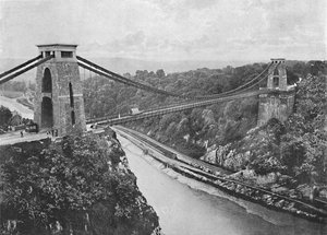 Clifton Suspension Bridge, ca. 1896
