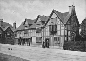 Shakespeares Huis, Stratford-On-Avon door Harvey Barton