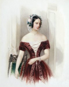 Grootvorstin Alexandra Nikolaevna van Rusland, 1825-1844, ca. 1840 door Hau