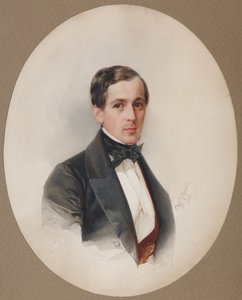 Portret van Fyodor Nikolayevich Chelishchev, 1851