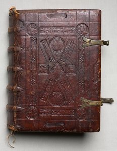 Evangelieboek met Evangelistenportretten door Hausbuch Master