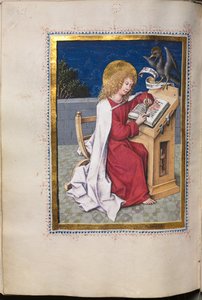 Evangelieboek met Evangelistenportretten: Sint Jan, ca. 1480