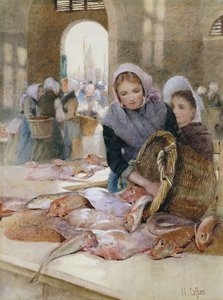 Vrouwen op de Vismarkt, Boulogne