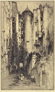Advocates Close, Edinburgh door Hedley Fitton