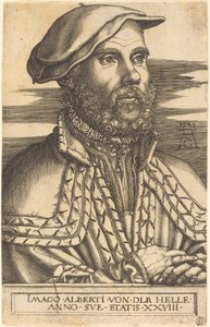 Albert van der Helle door Heinrich Aldegrever