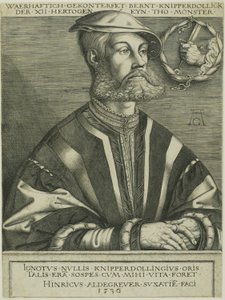 Bernard Knipperdolling door Heinrich Aldegrever