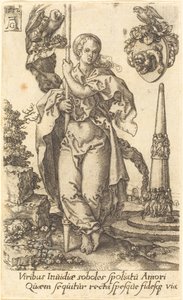 Liefdadigheid door Heinrich Aldegrever