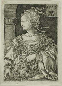 Judith met het Hoofd van Holofernes door Heinrich Aldegrever