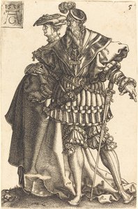 Grote Bruiloftsdansers door Heinrich Aldegrever