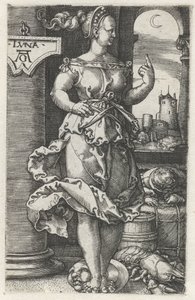 Luna door Heinrich Aldegrever