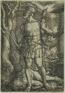 Mars door Heinrich Aldegrever