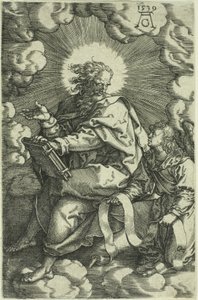 Mattheüs, uit De Vier Evangelisten door Heinrich Aldegrever