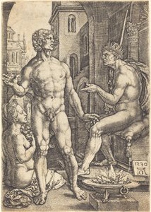 Mucius Scaevola door Heinrich Aldegrever