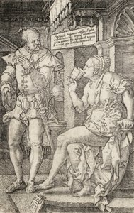 Sophonisbe door Heinrich Aldegrever