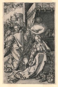 De Annunciatie door Heinrich Aldegrever