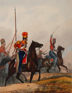 Het Krim-Tataarse Levenswacht Eskadron, 1840s door Heinrich Ambros Eckert