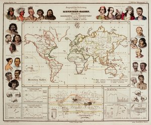 Physik Atlas, 1848 door Heinrich Berghaus