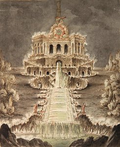 Schets van de Octagon Verlicht