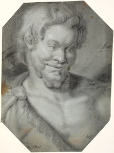 Borstbeeld van een Faun