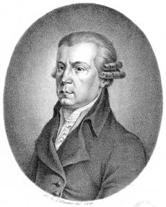 Depicted person: Johann Georg Albrechtsberger door Heinrich Eduard Winter