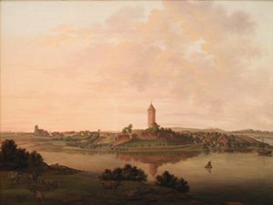 Prospect van Vordingborg door Heinrich Grosch