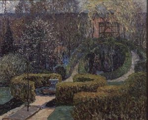 Lentetuinen, Barkenhoff, 1913 door Heinrich Vogeler